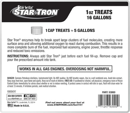 STAR BRITE Star Tron Enzyme Fuel Treatment Concentrate, 128 Fl. Oz. – Treats up - Image 2