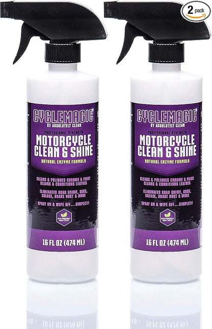 CycleMagic Motorcycle Clean and Shine Motorcycle Cleaner & Conditioner by AbsolutelyClean