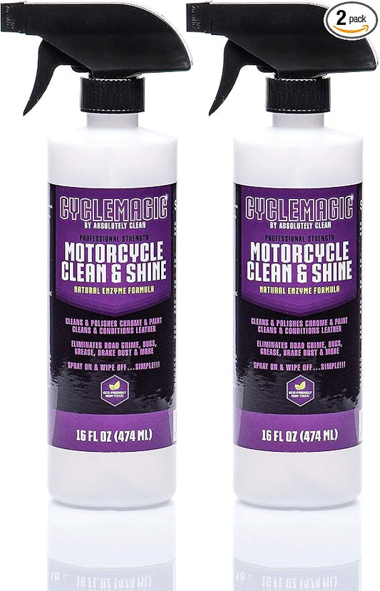 CycleMagic Motorcycle Clean and Shine Motorcycle Cleaner & Conditioner by AbsolutelyClean
