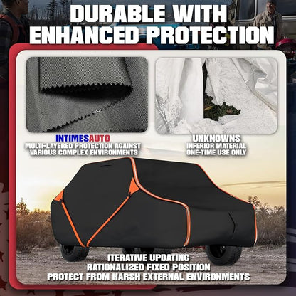 125 Inch UTV Cover for Polaris Ranger RZR, Can-Am Defender Maverick Commander - Image 3
