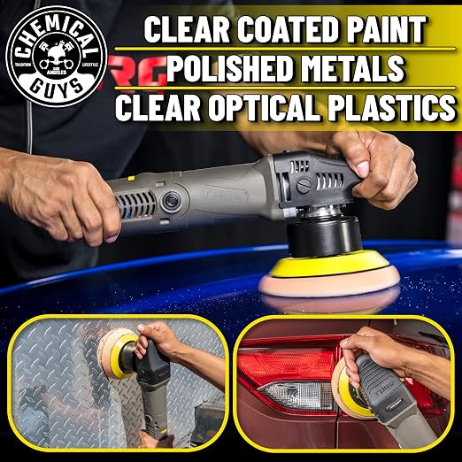 Chemical Guys BUF503 TORQX Random Orbital Polisher 700W, Orbit 8mm, 4.7 lb - Image 8