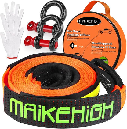 MAIKEHIGH Tow Strap Heavy Duty by MAIKEHIGH