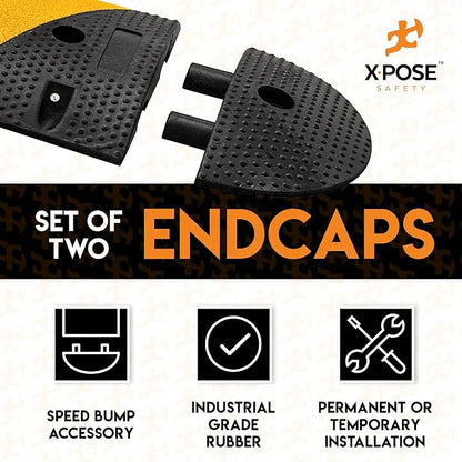 Speed Bump - Rubber Speed Hump Modular Interlocking Design - by Xpose Safety - Image 2