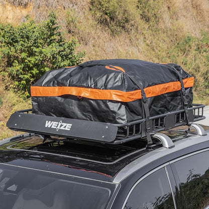WEIZE Heavy Duty 64"x 39" Roof Rack, Rooftop Cargo Carrier Basket - Image 7