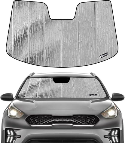 Windshield Sun Shade for Kia NIRO 2017-2022, Front Window Sunshade Shield by Pigenius