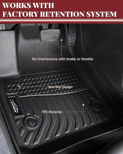 Icyhaws® Floor Mats for Buick Encore GX 2020-2025 | All Weather TPE Waterproof - Image 3