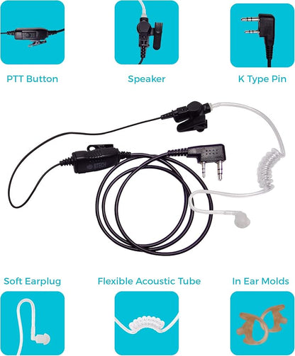 BTECH QHM07 Platinum Series Noise-Cancelling Earpiece - Image 3