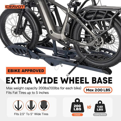 CyberRack E2 Hitch 2 E-Bike Rack - Image 3