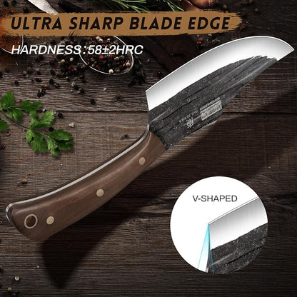 Butcher Knife Set, Hand Forged Butcher Chef Knife Set - Image 4