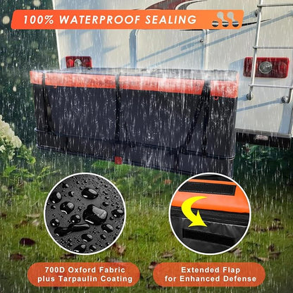 MeeFar Hitch Mount Cargo Carrier Basket 53" x19" x 5"+Waterproof Cargo Bag - Image 4