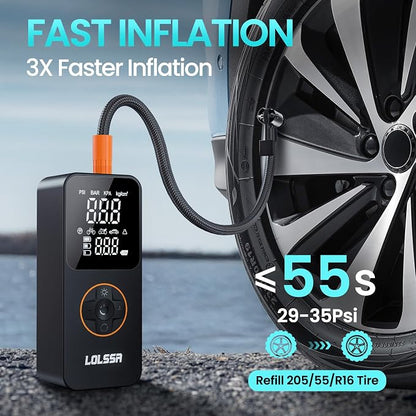 Tire Inflator Portable Air Compressor-Air Pump 20000mAh & 150PSI Cordless - Image 2
