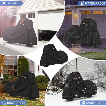 STARTWO Motorcycle Covers with Side Box Waterproof Outdoor - Image 7