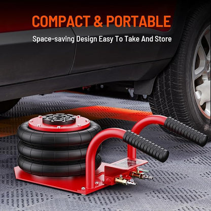 Air Jack, 3 Ton/6600 lbs Car Jack, 3-5 s Fast Lifting Pneumatic Jack - Image 4