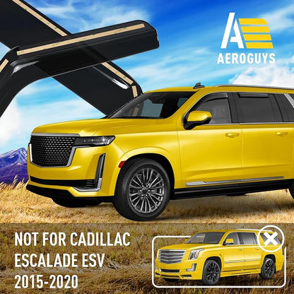 Extra Durable Window Deflectors in-Channel Window Visors Rain Guards Fit - Image 3