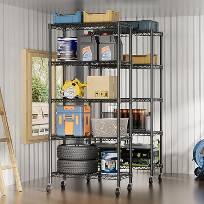 SINGAYE Garage Heavy Duty Shelving Unit Kitchen Pantry Close Home Organizers - Image 9