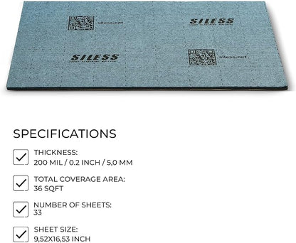 Siless LinerPRO 2in1 200 mil 36 sqft Car Sound Deadening & Heat Insulation - Image 3