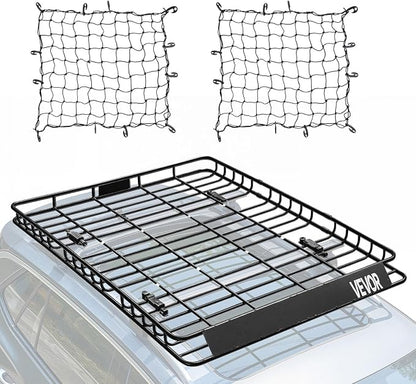 VEVOR Roof Rack Basket, Universal Rooftop Cargo Carrier by VEVOR