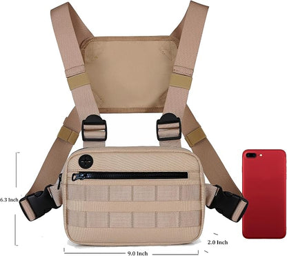Outdoor Chest Bag For Men, EDC Chest Pack - Image 3