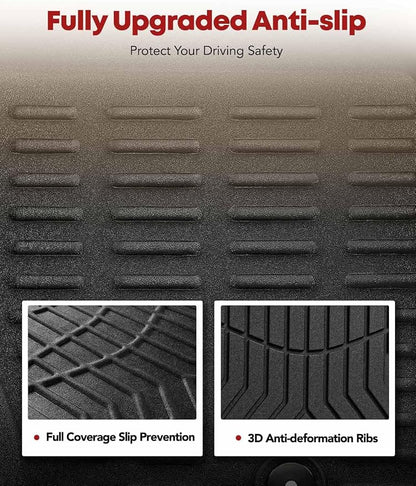 YHTAUTO Floor Mats Fit 2013-2018 Toyota RAV4, TPE All Weather Car Mats - Image 4
