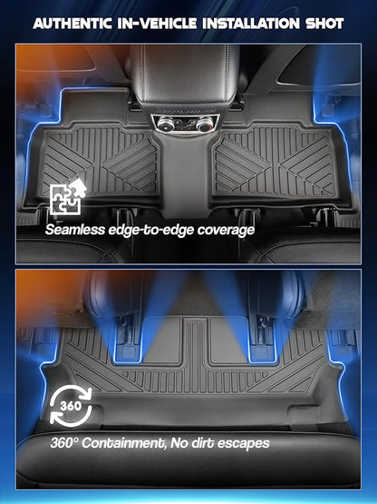 Car Floor Mats for Ford Explorer 2020-2024 2025 Accessories, TPE All Weather - Image 6