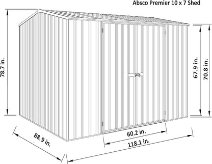 Premier Storage Sheds, DIY Backyard Shed, Utility Tool Storage, Weather & Wind - Image 9