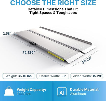 EZ-ACCESS TRAVERSE Singlefold Portable Loading Ramp - Image 3