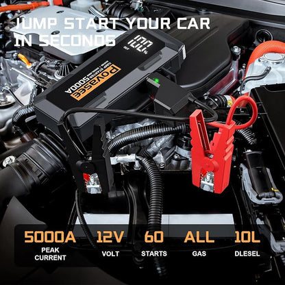 Car Battery Jump Starter 5000A Jump Box Portable Car Jump Starter Battery Pack - Image 2