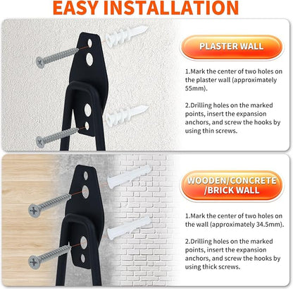 14 Pack Garage Hooks, Utility Wall Mount Garage Hooks Heavy Duty - Image 6