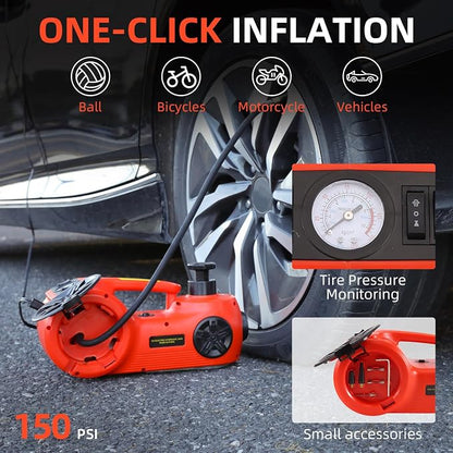 Upgraded Electric Car Jack 5 Ton Floor Jack Hydraulic Jack Stand - Image 5