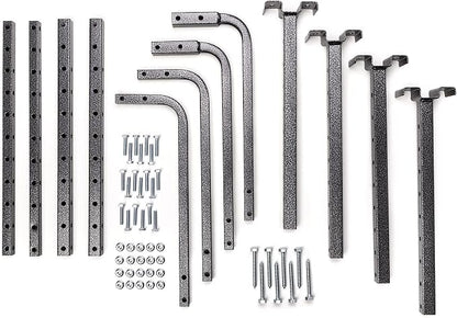 80844-10 34 in. x 26 in. Adjustable Garage Ceiling Mount Storage Rack Kit - Image 5