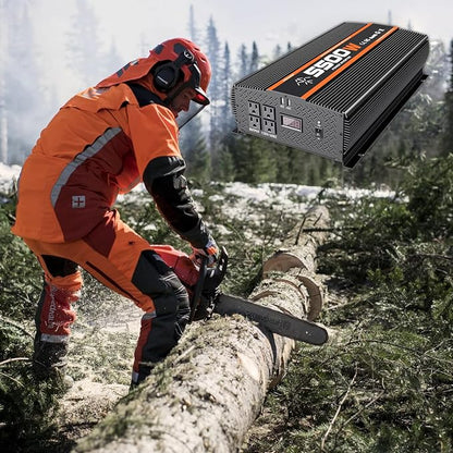 5500 Watt Inverter 5500W Inverter 12V to 110V/120V Power Inverter Truck RV - Image 6