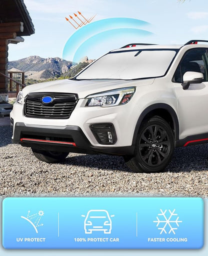 Sun Shade for Forester 2013-2018 Windshield Sunshade for Subaru Forester 2017 - Image 5
