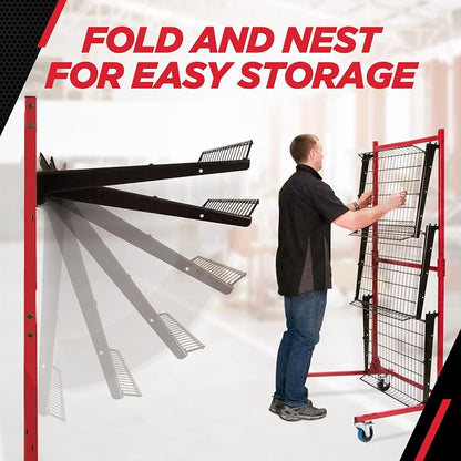 Champ® Parts Caddy Pro™ Auto Body Parts Rack Option 1 - Image 7