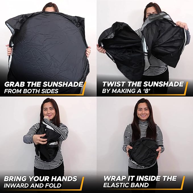 EcoNour Jeep Windshield Sunshade | Sun Visor - Image 5