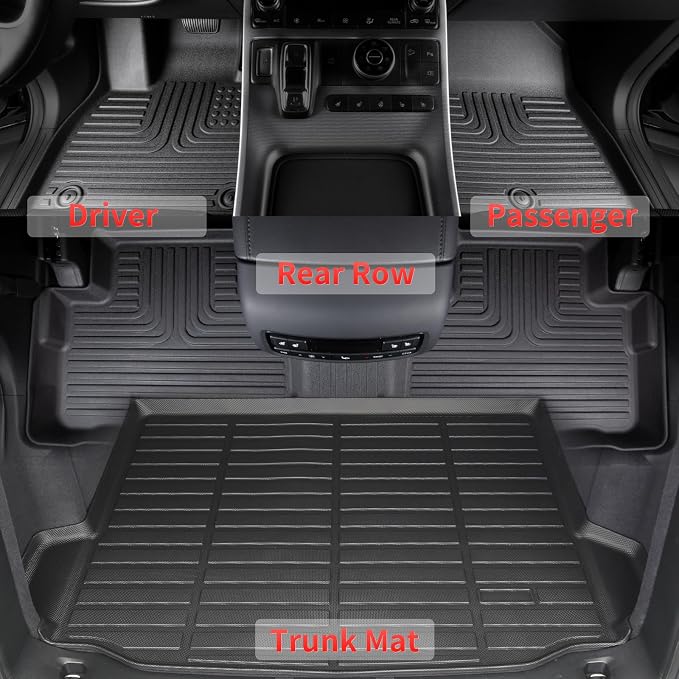 Wayhigh-All Weather Floor Mats Fit - Image 2