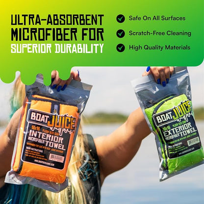 Boat Juice Necessity Boat Cleaner Kit | Exterior Water Spot Remover, Interior - Image 8