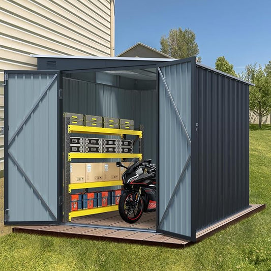 6x8FT Outdoor Storage Shed by Zolyndo