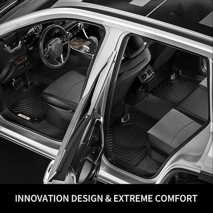 OEDRO Floor Mats Fit for 2014-2019 Kia Soul, Unique Black TPE All-Weather Guard - Image 7