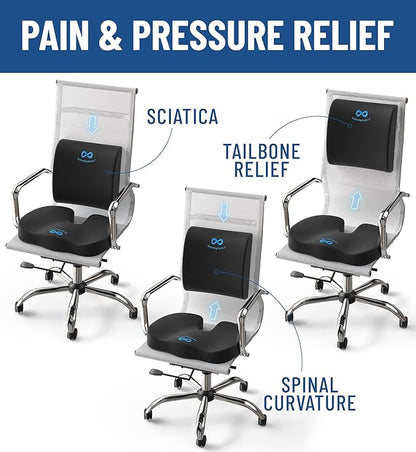 Everlasting Comfort Doctor Recommended Memory Foam Seat Cushion - Image 4