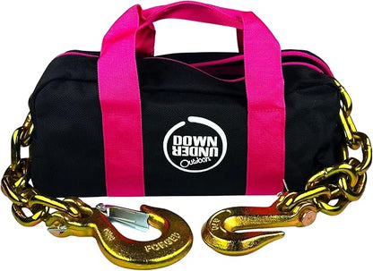 DOWN UNDER OUTDOORS Heavy Duty 3/8”x 10ft Grade 70 Recovery Log Chain, Deer Drag - Image 2
