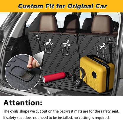 2025 Pilot Floor Mats & Cargo Liner & Backrest Mat Fit - Image 8