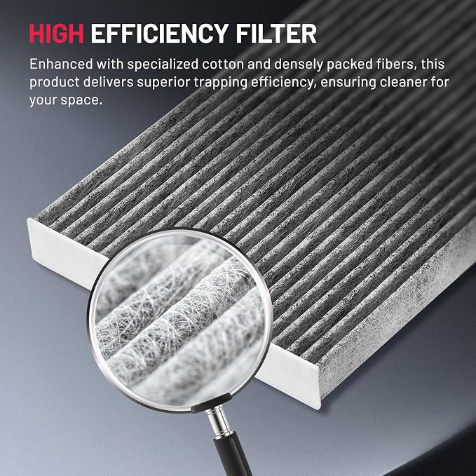BDFHYK Cabin Air Filter with Activated Carbon Compatible with Nissan Rogue - Image 5