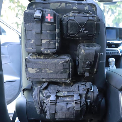 Universal Tactical Seat ​Back Organizer Vehicle Molle Panel Organizer Storage by Jimikay