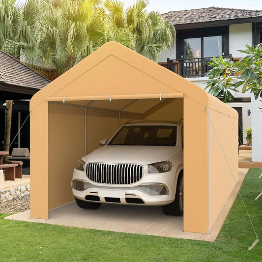 Morngardo Carport 10'x20' Heavy Duty Car Canopy Portable Garage by Morngardo
