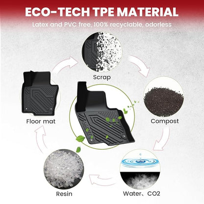 LASFIT Floor Mats & Cargo Mats for Volkswagen Tiguan 2017 2016 2015 2014 2013 - Image 5