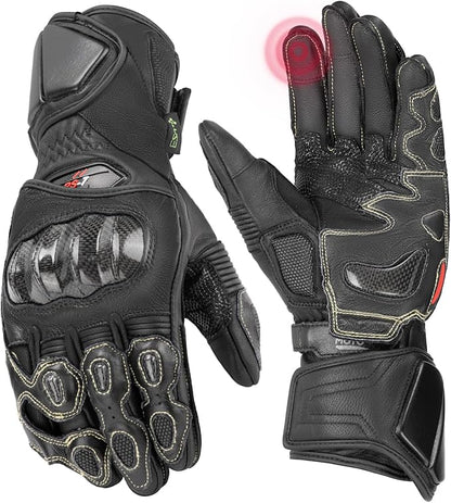 KEMIMOTO Leather Motorcycle Gloves by kemimoto