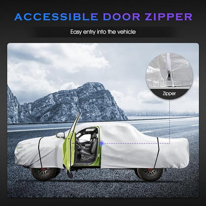 Car Cover Custom Fit for Toyota Tacoma 2005-2023, 6 Layers Truck Cover - Image 5