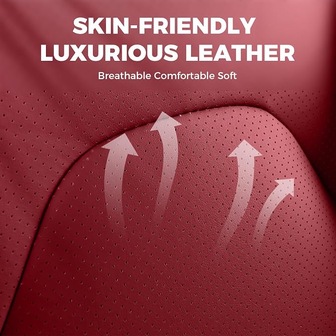 FREESOO Car Seat Covers Full Set, Waterproof Automotive Seat Covers, Leather - Image 6