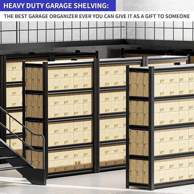 Garage Shelving, Thickened 72"*35.4"*15.7"Garage Storage Shelves Heavy Duty - Image 6