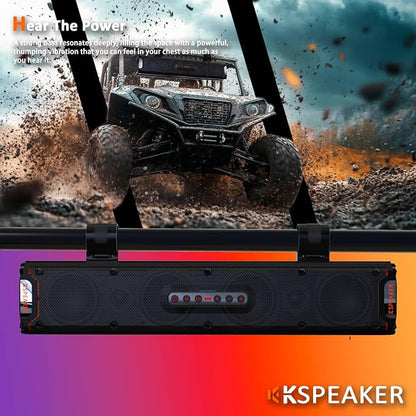 UTV Sound Bar ATV Sound Bar Golf Cart Soundbar UTV Speakers ATV Speaker - Image 6
